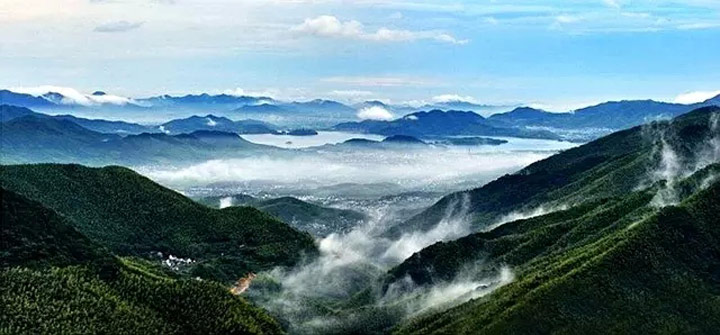 4月12日,第九届宁波四明山杖锡樱花节即将拉开帷幕,五彩缤纷,漫山遍野